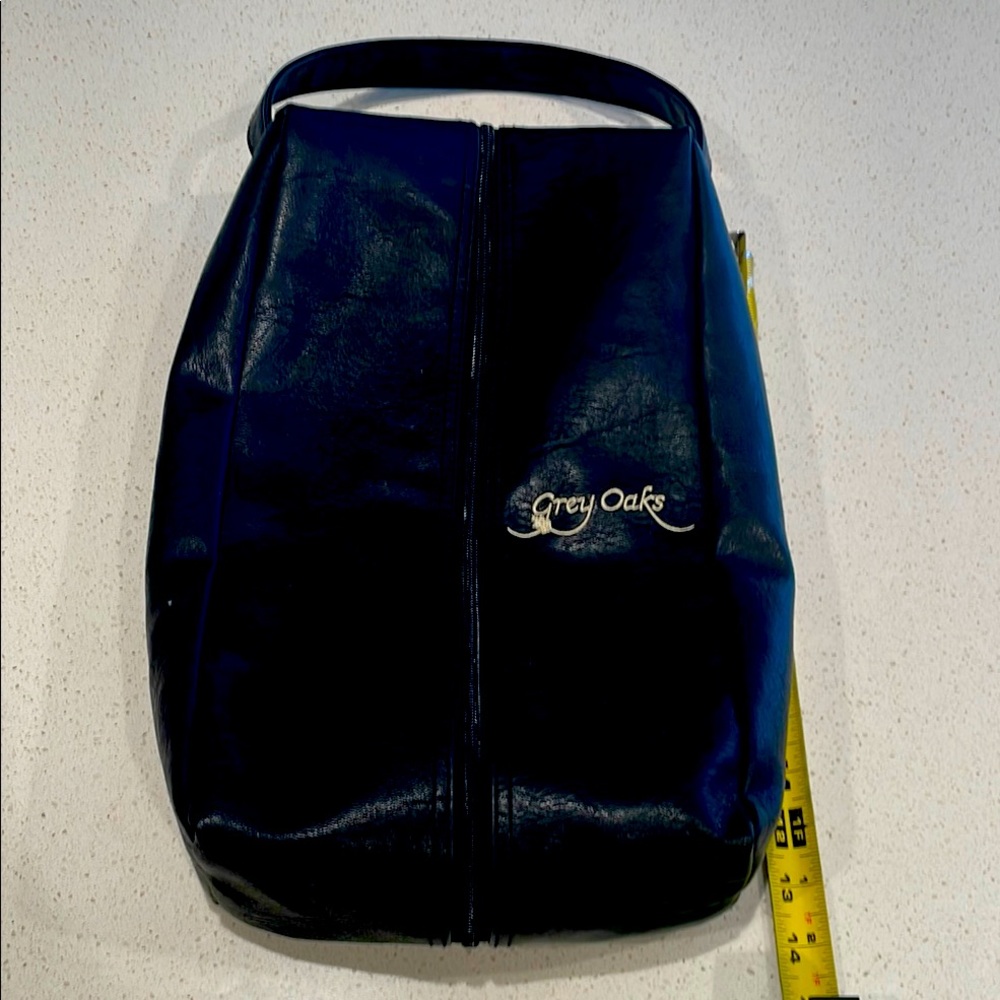 Golden Pacific Black Leather Bag